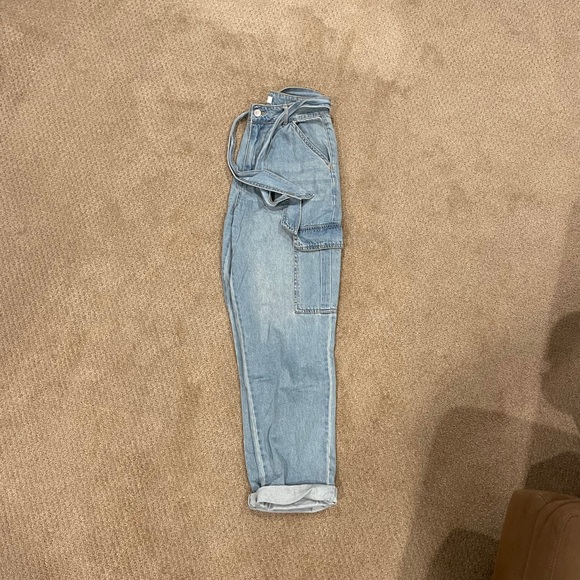 Forever 21 Carpenter-Style Denim Jeans - Picture 2 of 6